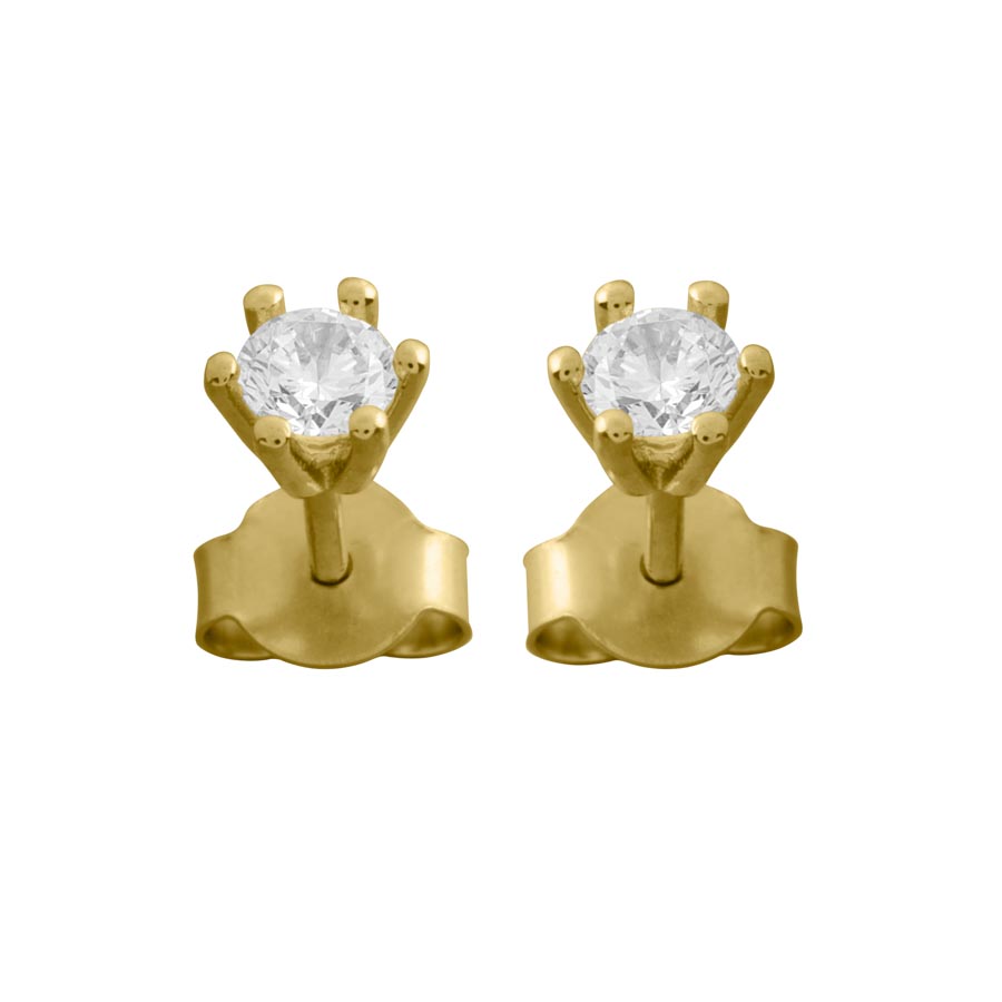 012221-4138-046 | Ohrstecker Freiberg 012221 375 Gelbgold s.Zirkonia100% Made in Germany  